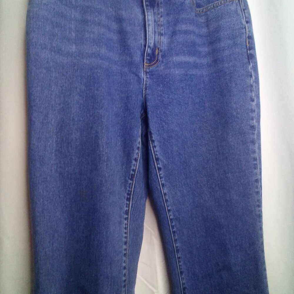 Lands' End Jeans 10 Women High Rise Straight Blue - Picture 9 of 15
